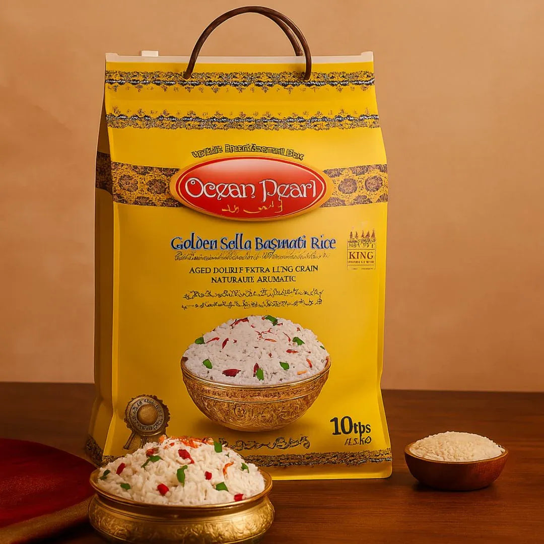 Ocean Pearl Golden Sella Basmati Rice | 5kg