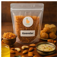 IB Edible Gum / Gondh (Gundar Whole) | 200g - Traditional Warming Resin for Making Nutritious Ladoos & Winter Health Sweets, Strengthens Joints | South Africa | India Bazaar