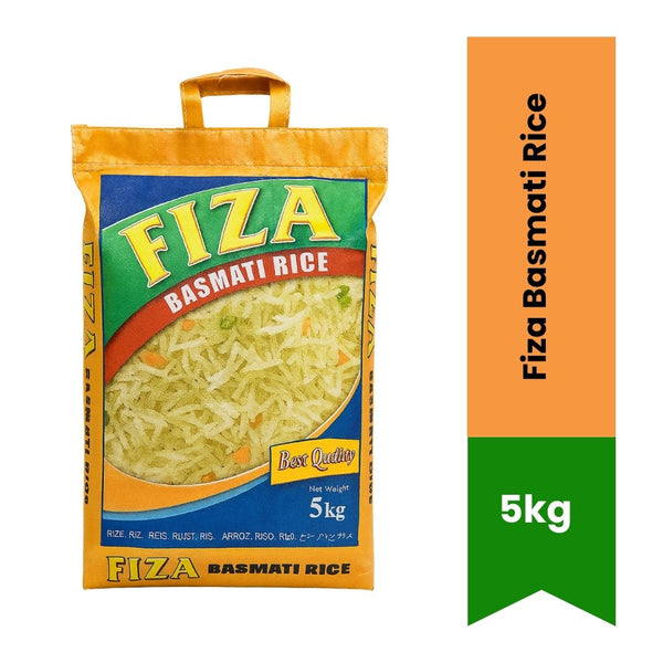 Fiza Basmati Rice 5kg – Premium Long-Grain Aged Basmati