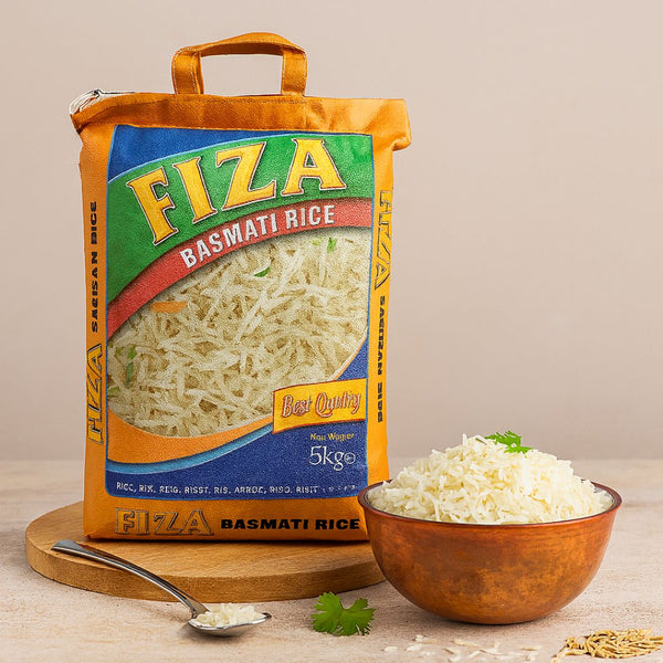 Fiza Basmati Rice 5kg – Premium Long-Grain Aged Basmati
