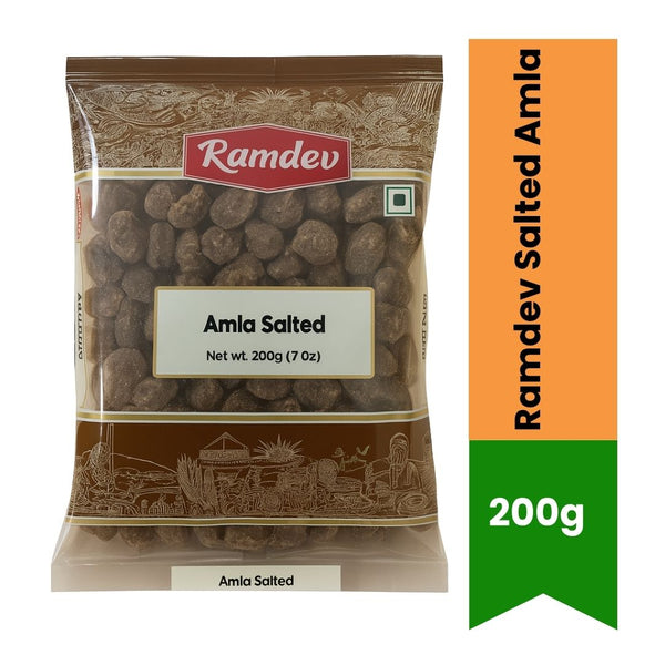 Ramdev Salted Amla 200g – Natural Digestive Snack|BB:FEB.2027