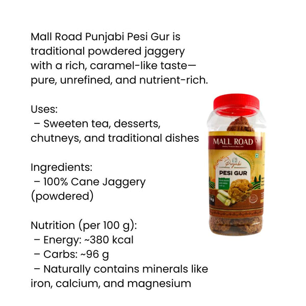 Mall Road Punjabi Pesi Gur|BB:AUG.2026
