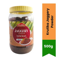 Krutika Jaggery Powder (Gur Powder / Gor No Bhuso) - Natural Unrefined Cane Sugar Sweetener for Traditional Sweets, Gujarati Dals & Healthy Cooking | South Africa | India Bazaar