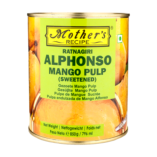 Mother's Recipe Alphonso Mango Pulp Sweetened 850g|BB: