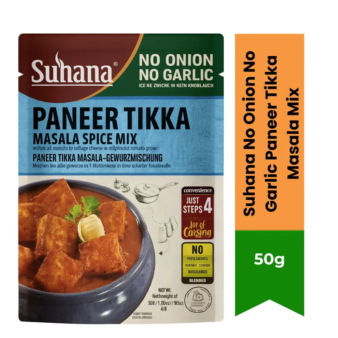 Suhana No Onion No Garlic Paneer Tikka Masala Mix | 50g
