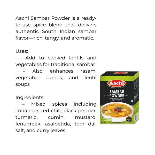 Aachi Sambar Powder 100g |BB:FEB.2027