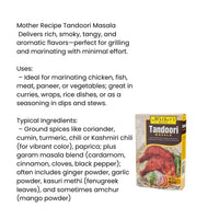 Mother's Recipe Tandoori Masala| 50g