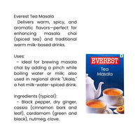 Everest Tea Masala (Spiced Chai Powder) | 100g - Warming Ginger, Cardamom & Pepper Infusion Powder for Making Authentic Indian Masala Tea | South Africa | India Bazaar