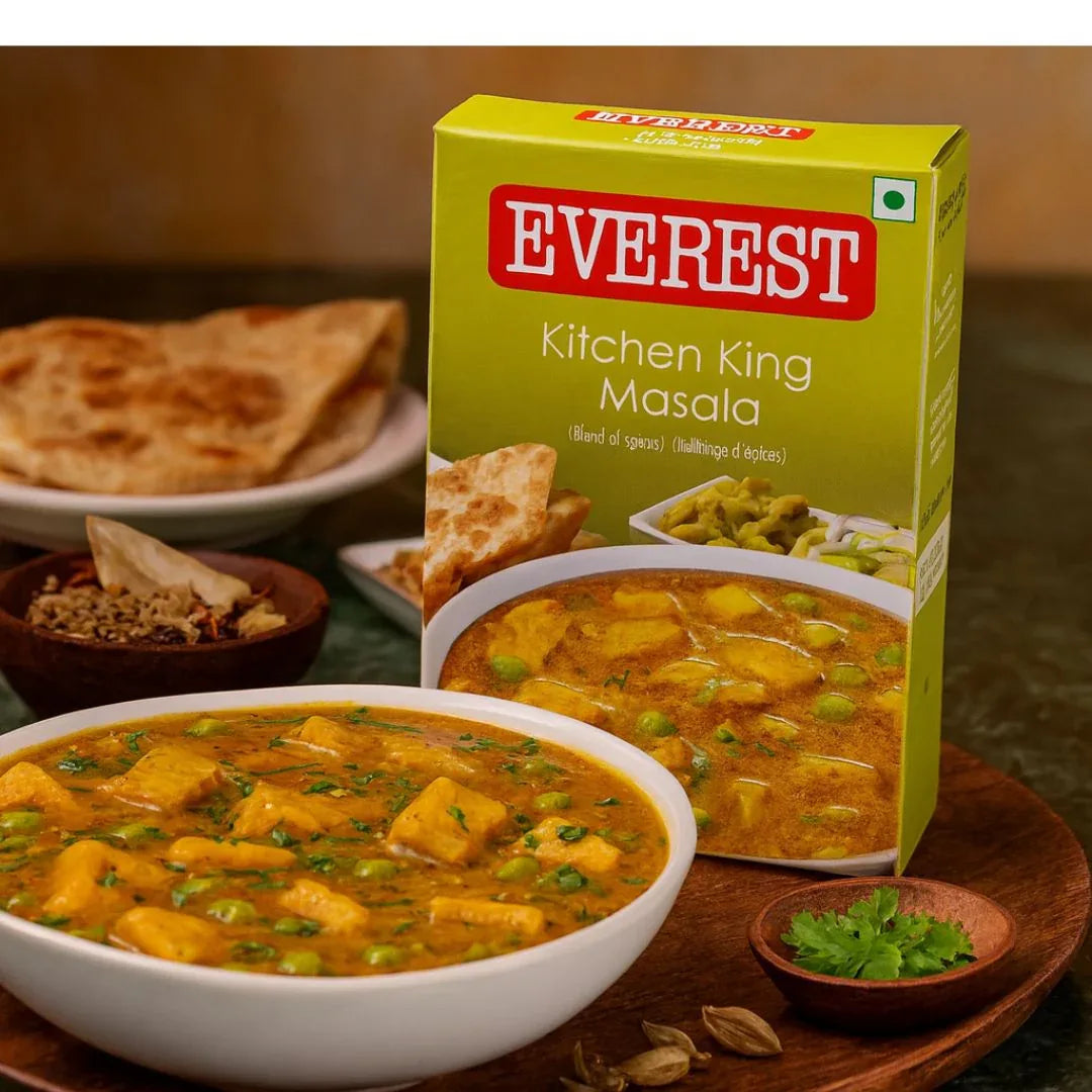 Everest Kitchen King Masala (All-Purpose Indian Spice Blend) | 100g - Premium Master Curry Seasoning to Elevate Everyday Mixed Vegetable Dishes | South Africa | India Bazaar
