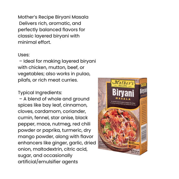 Mother's Recipe Biryani Masala |BB:27.JAN.2027