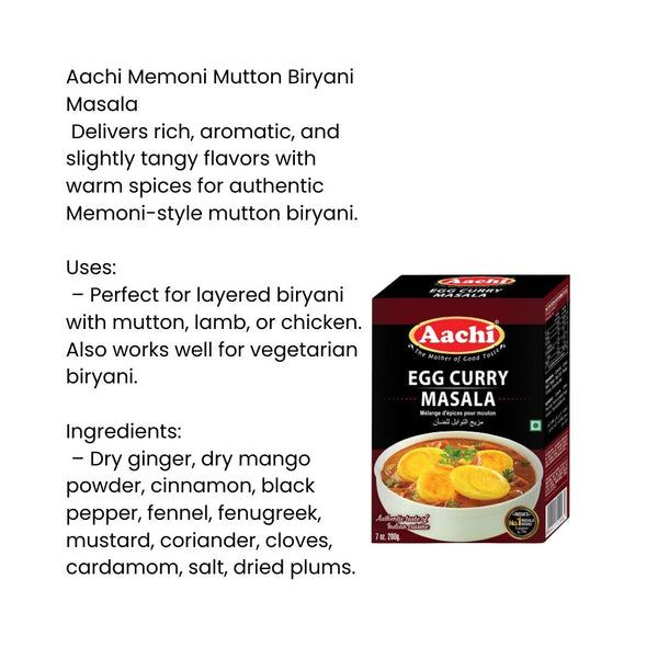 Aachi Egg Curry Masala |BB:JUN.2026