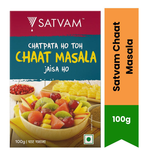 Satvam Chaat Masala – Authentic Indian Spice Blend | Tangy & Flavorful|BB:02.JUL.2027