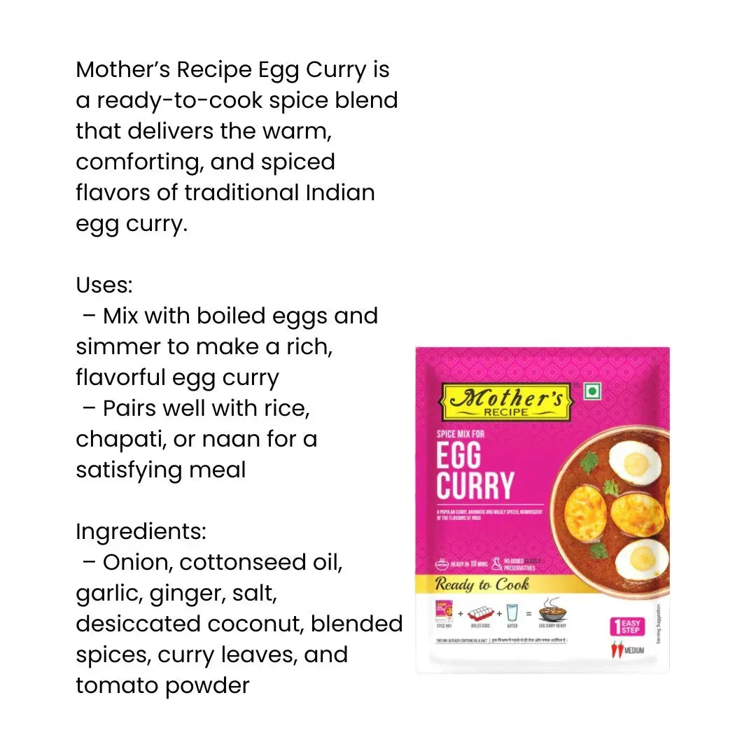 Mother's Recipe Egg Curry | 80g