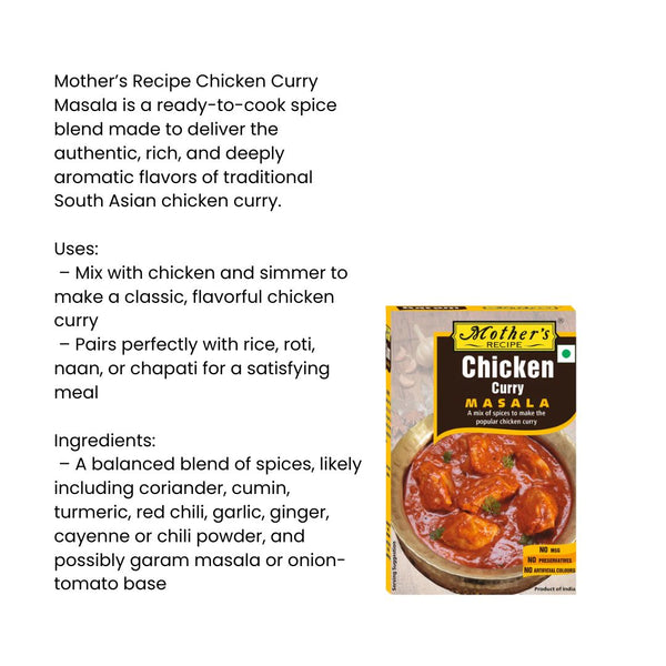 Mother's Recipe Chicken Curry Masala|BB:24.JAN.2027