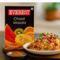 Everest Chaat Masala (Tangy Indian Seasoning) | 100g - Zesty Black Salt & Amchur Dusting Spice for Salads, Fruits, Fritters & Street Food Snacks | South Africa | India Bazaar