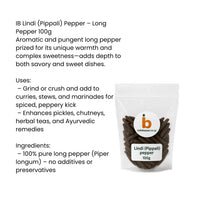 IB Long pepper- 100g