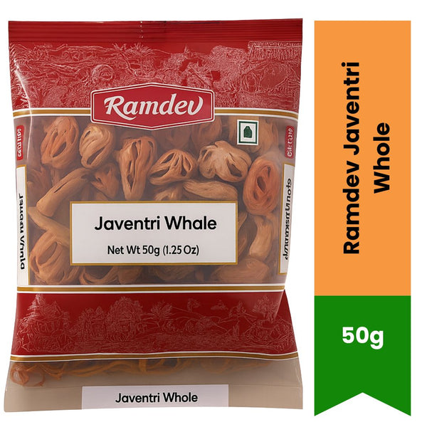 Ramdev Javentri Whole 50g – Premium Mace Spice|BB:MAR.2027