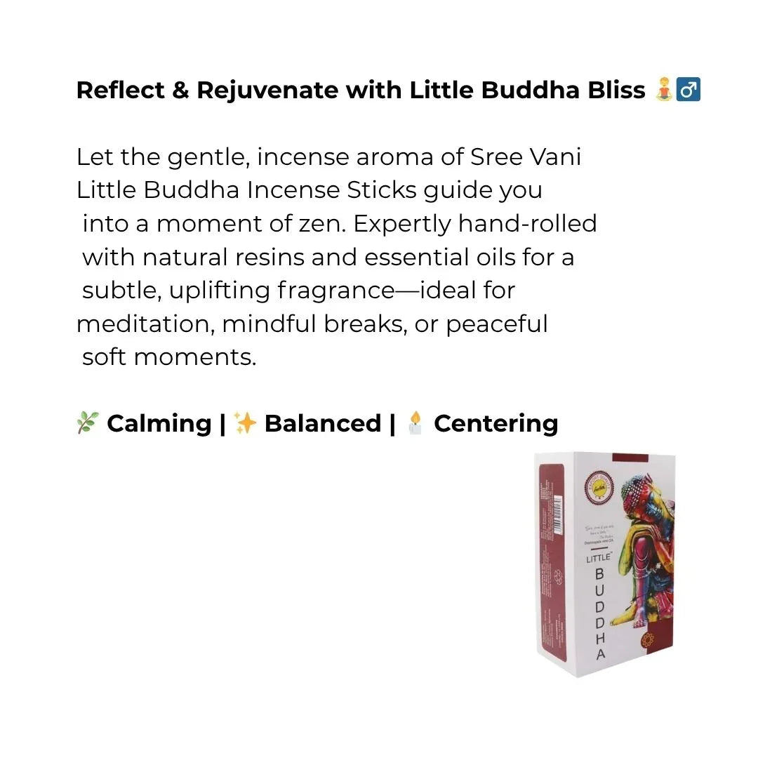 Sree Vani Little Buddha Incense Sticks