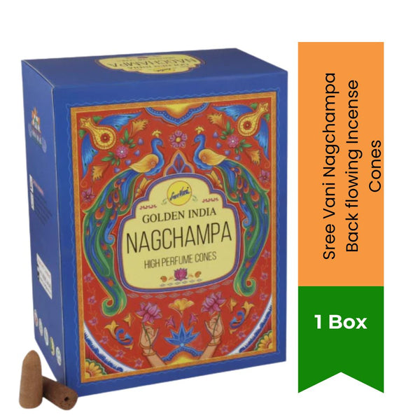 Sree Vani Nagchampa Back flowing Incense Cones