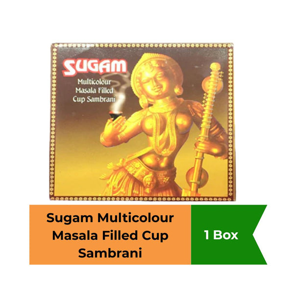 Sugam Multicolour Masala Filled Cup Sambrani