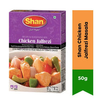 Shan Chicken Jalfrezi Masala Spicy Stir-Fry Mix | 50g - Authentic Sweet, Tangy & Zesty Indian Curry Spice Blend for Quick Restaurant-Style Poultry | South Africa | India Bazaar