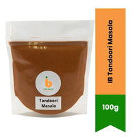 IB Tandoori Masala BBQ Seasoning Powder | 100g - Fiery Red Smokey Spice Blend for Oven-Baked Chicken, Paneer Tikka & Charcoal Braai Marinades | South Africa | India Bazaar
