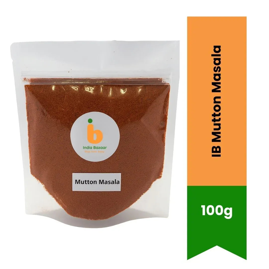 IB Mutton Masala (Spiced Lamb Curry Powder) | 100g - Robust & Pungent Roasted Spice Blend for Tender Slow-Cooked Meat Gravies & Durban Mutton Curries | South Africa | India Bazaar