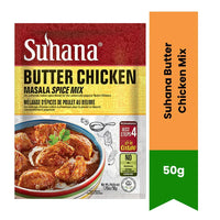 Suhana Butter Chicken Mix 50g | Creamy Tomato & Butter Chicken Sauce for Rice, Wraps & Chicken Meals | 50g | South Africa | India Bazaar