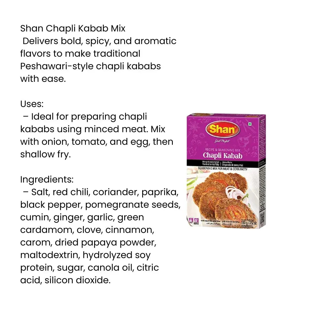 Shan Chapli Kabab | 100g