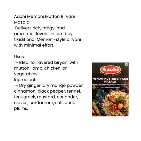Aachi Memoni Mutton Biryani |BB:JUN.2026