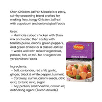 Shan Chicken Jalfrezi Masala Spicy Stir-Fry Mix | 50g - Authentic Sweet, Tangy & Zesty Indian Curry Spice Blend for Quick Restaurant-Style Poultry | South Africa | India Bazaar