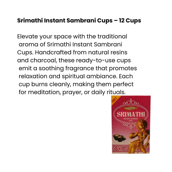 Maharani Srimathi Instant Sambrani Cups