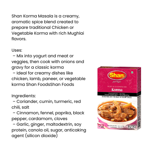 Shan Korma Masala | BB:7.MAR.2027