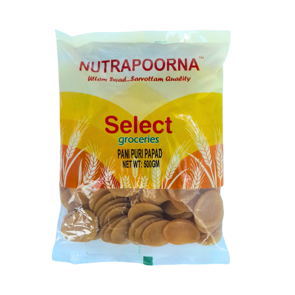 Nutrapoorna Pani Puri Papad 500Gm |BB:MAY.2026