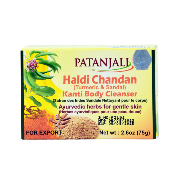 Patanjali Haldi Chandan Kanti Body Cleanser |BB:28.JAN.2026