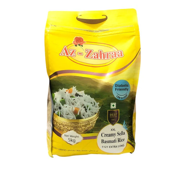 Az Zahraa Diabetic Friendly Creamy Sella 1121 Extra Long Basmati Rice