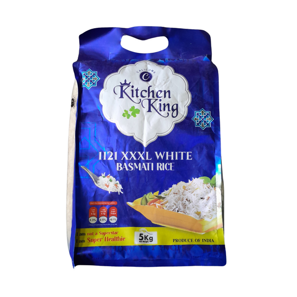 Kitchen King 121 XXXL White Basmati Rice