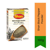 Shan Black Pepper Powder 100g | Bold Peppery Spice for Eggs, Meat & Sauces | Sharp, Warm & Aromatic Flavour | South Africa | India Bazaar