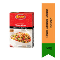 Shan Spiced Chickpea Salad Seasoning, Chana Chaat Masala 50g | Tangy, Zesty & Lightly Spicy | Perfect for Chickpeas, Salads & Snacks | South Africa | India Bazaar