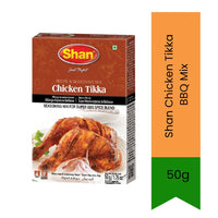Shan Spiced Braai Chicken Marinade, Chicken Tikka Braai Mix 50g | Smoky, Tangy & Mildly Spicy | Perfect for Braai Chicken, Wings & Skewers | South Africa | India Bazaar