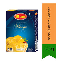 Shan Vanilla Custard Powder 200g | Creamy Dessert for Trifle, Fruit Custard & Puddings | Smooth, Sweet & Velvety | South Africa | India Bazaar