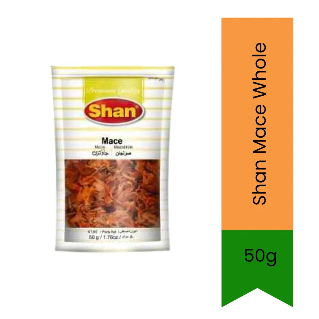 Shan Mace Whole 50g | For Rice, Biryani, Curries & Slow-Cooked Meals | Warm Aromatic Spice | South Africa | India Bazaar