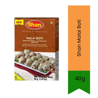 Shan Creamy Garlic Chicken Marinade, Malai Boti 40g | Rich, Creamy & Mildly Spiced | Perfect for Chicken Fillets, Skewers & Wraps | South Africa | India Bazaar