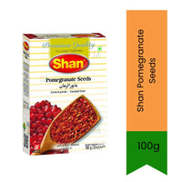 Shan Dried Pomegranate Seeds 100g | Tangy Sweet Spice for Curries, Chutneys & Salads | Zesty Fruity Flavour | South Africa | India Bazaar