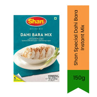 Shan Dahi Bara Mix (Lentil Dumplings in Yogurt) 150g | Instant Indian Snack Mix for Soft Dahi Vada & Chaat Recipes | Quick Preparation, Authentic Homemade Taste | South Africa | India Bazaar