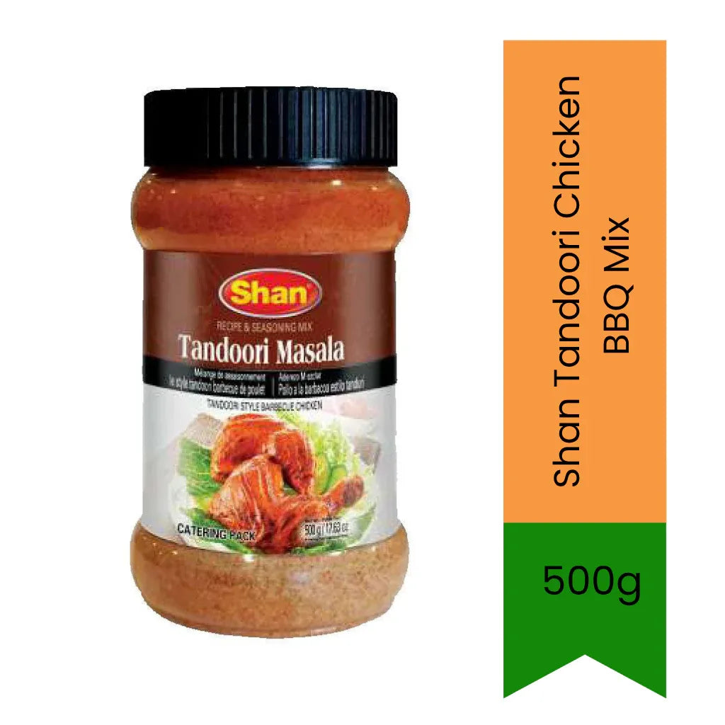 Shan Smoky Spiced Marinade, Tandoori Masala Mix 500g | Deep Smoky, Tangy & Bold Flavour | Perfect for Chicken, Lamb & Fish | South Africa | India Bazaar