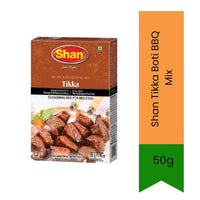 Shan BBQ Chicken Skewer Spice, Tikka Boti Mix 50g | Grilled Meat Marinade | Smoky BBQ Seasoning | South Africa | India Bazaar