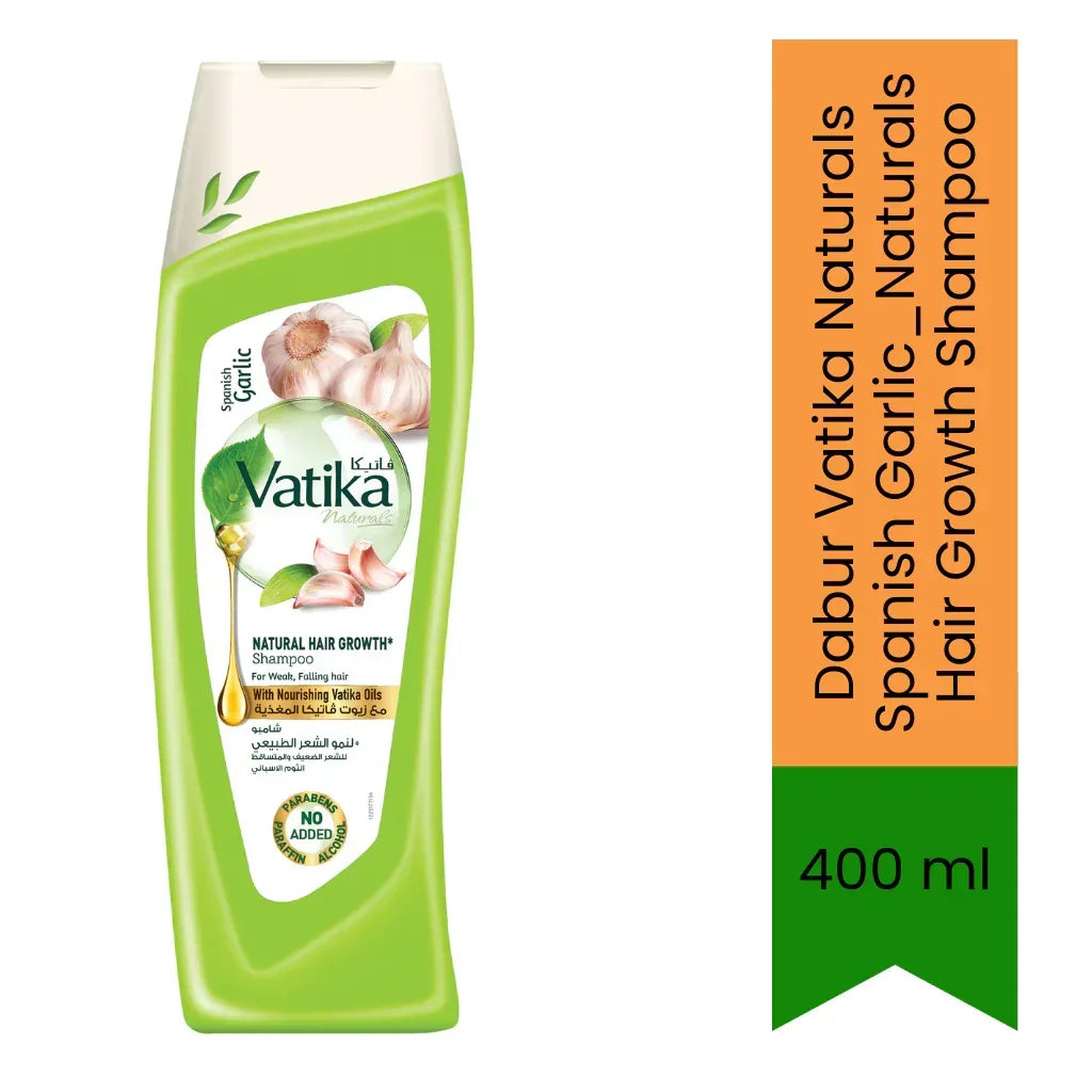 Dabur Vatika Naturals Spanish Garlic Shampoo | 400ml