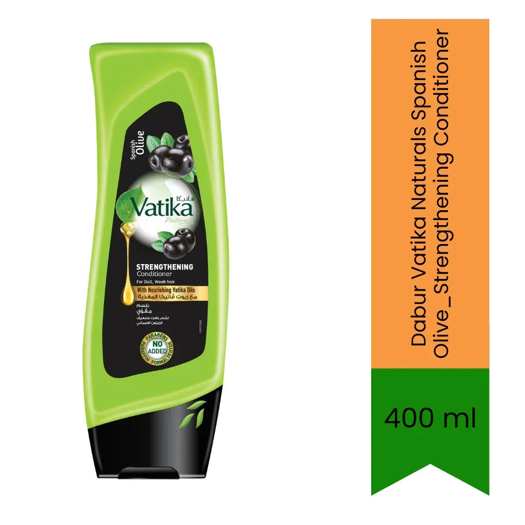 Dabur Vatika Naturals Spanish Olive_Strengthening Conditioner | 400ml
