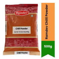 Ramdev Chilli Powder 500g – Pure & Spicy Indian Red Chili Powder | Bold Heat